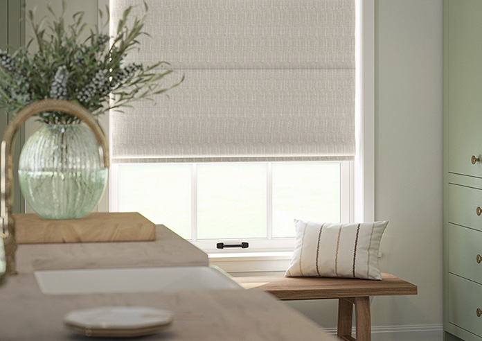 Braemar, Gull Grey - Twist&Fit Roman Blind - Image 5